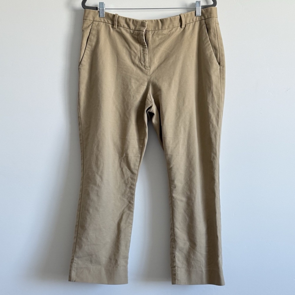 GAP Khaki Pants Women's 14R Stretch Tan Classic‎ Academia 36x25